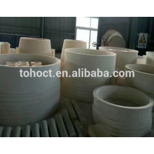 Large Alumina zirconia ceramic bushing tube pipe roller ring With Tight Tolerance